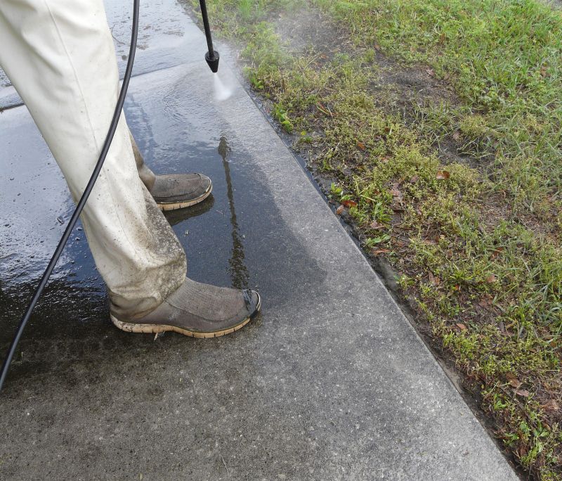 Sidewalk and Pathway Cleaning